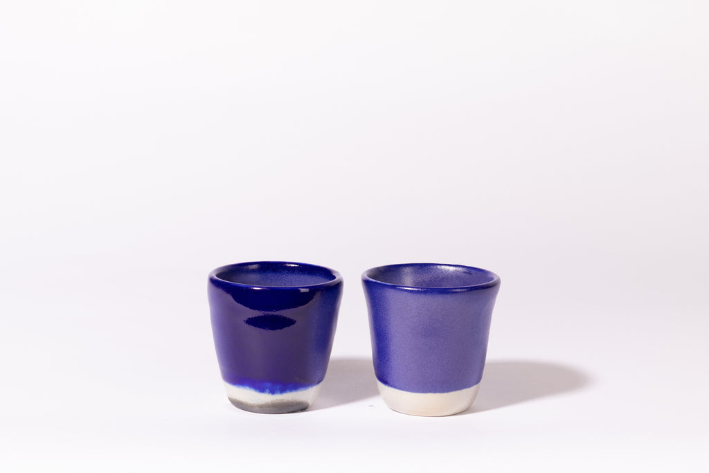 Salt fired tapered cup