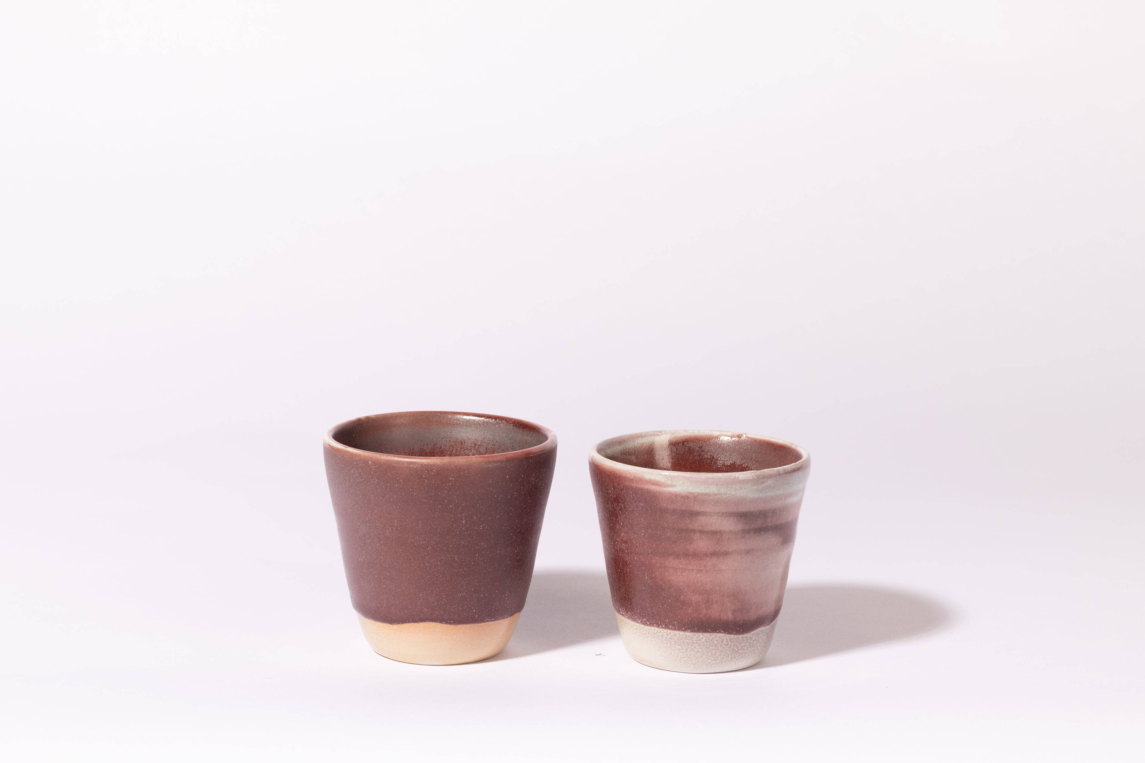 Salt fired tapered cup