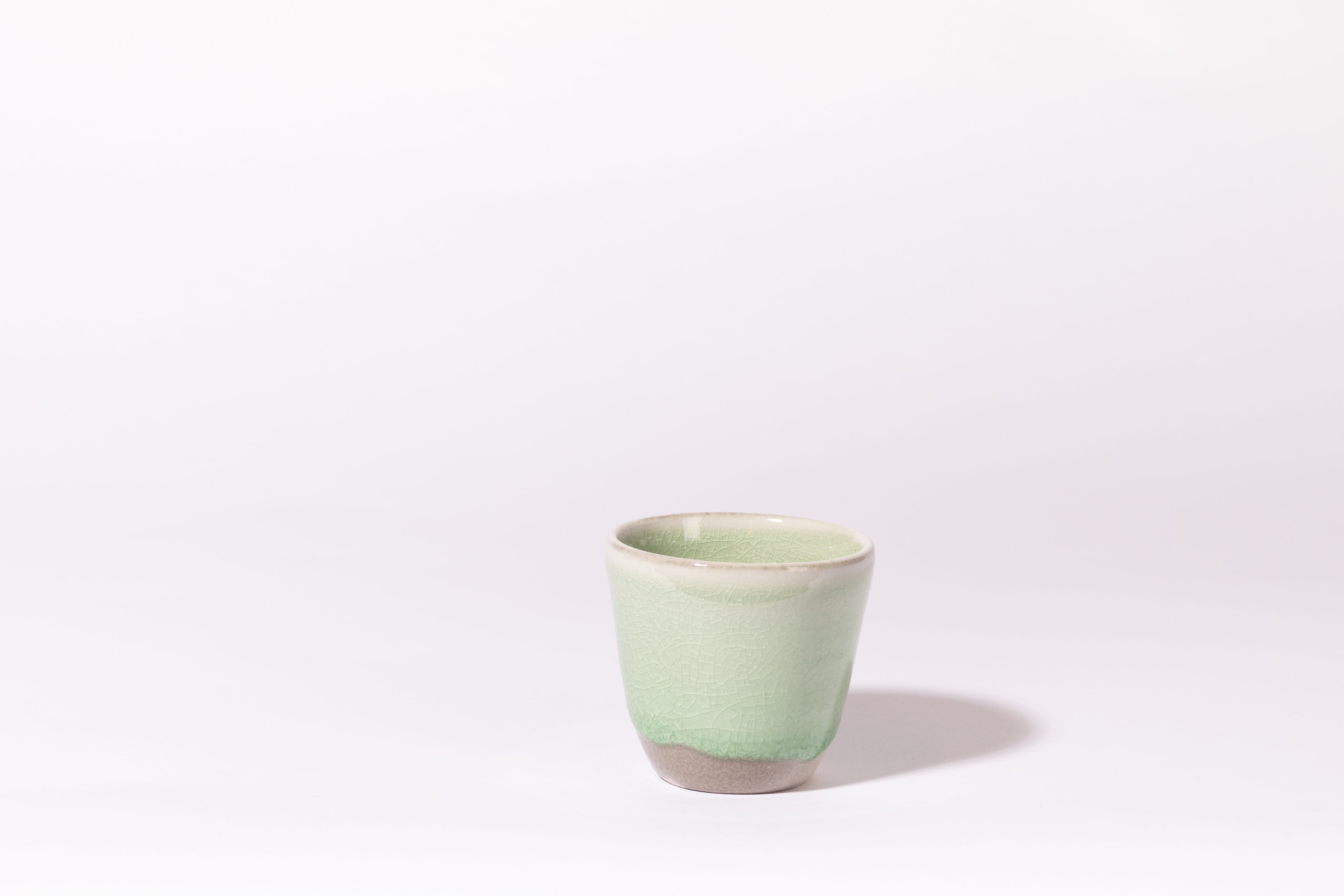 Salt fired tapered cup