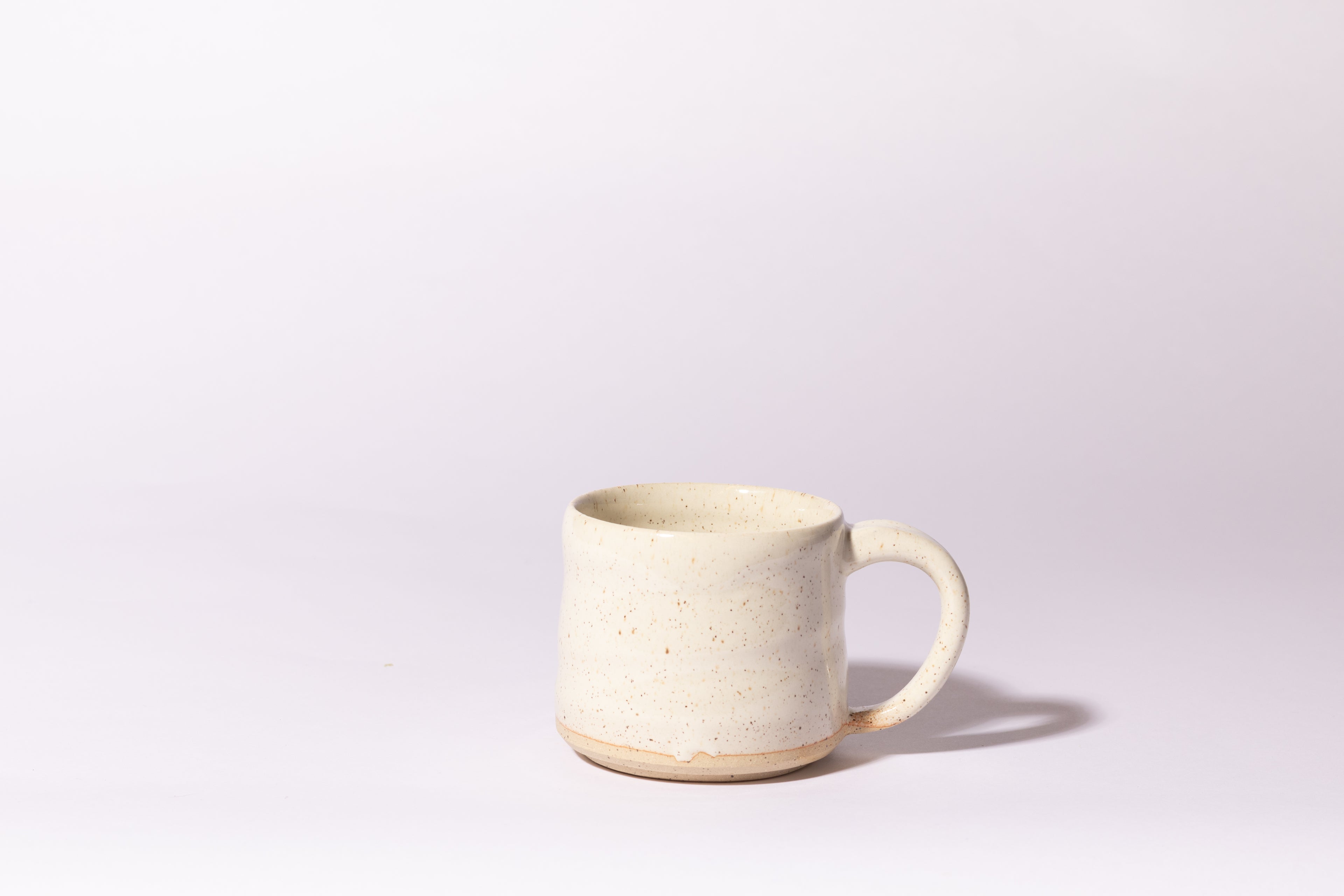 White speckle mug