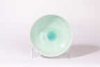 Large frosty blue bowl