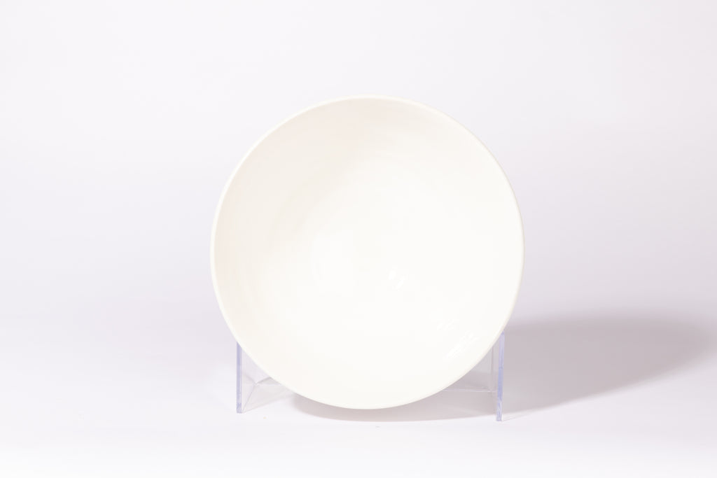 Large porcelain white bowl