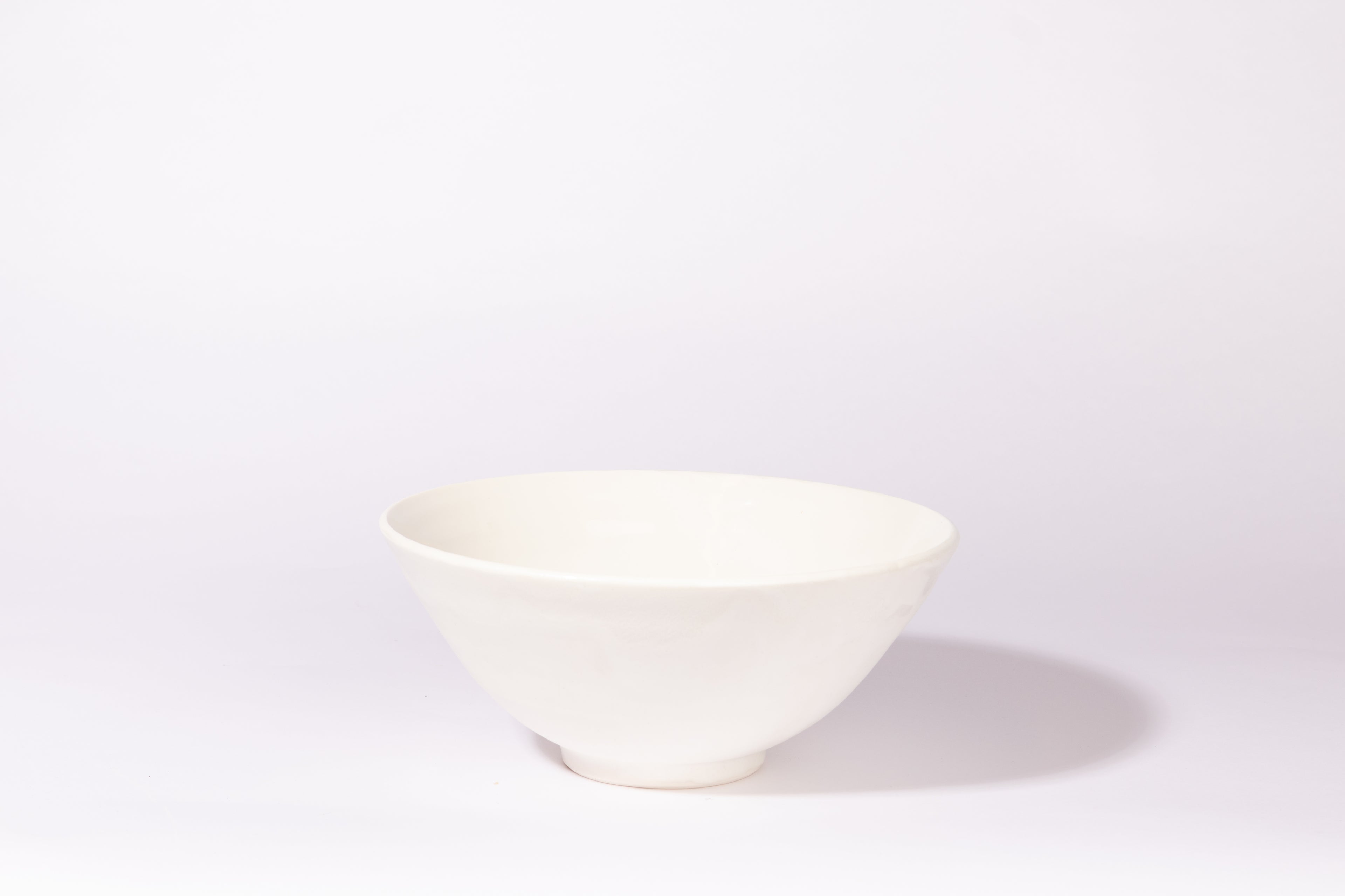 Large porcelain white bowl