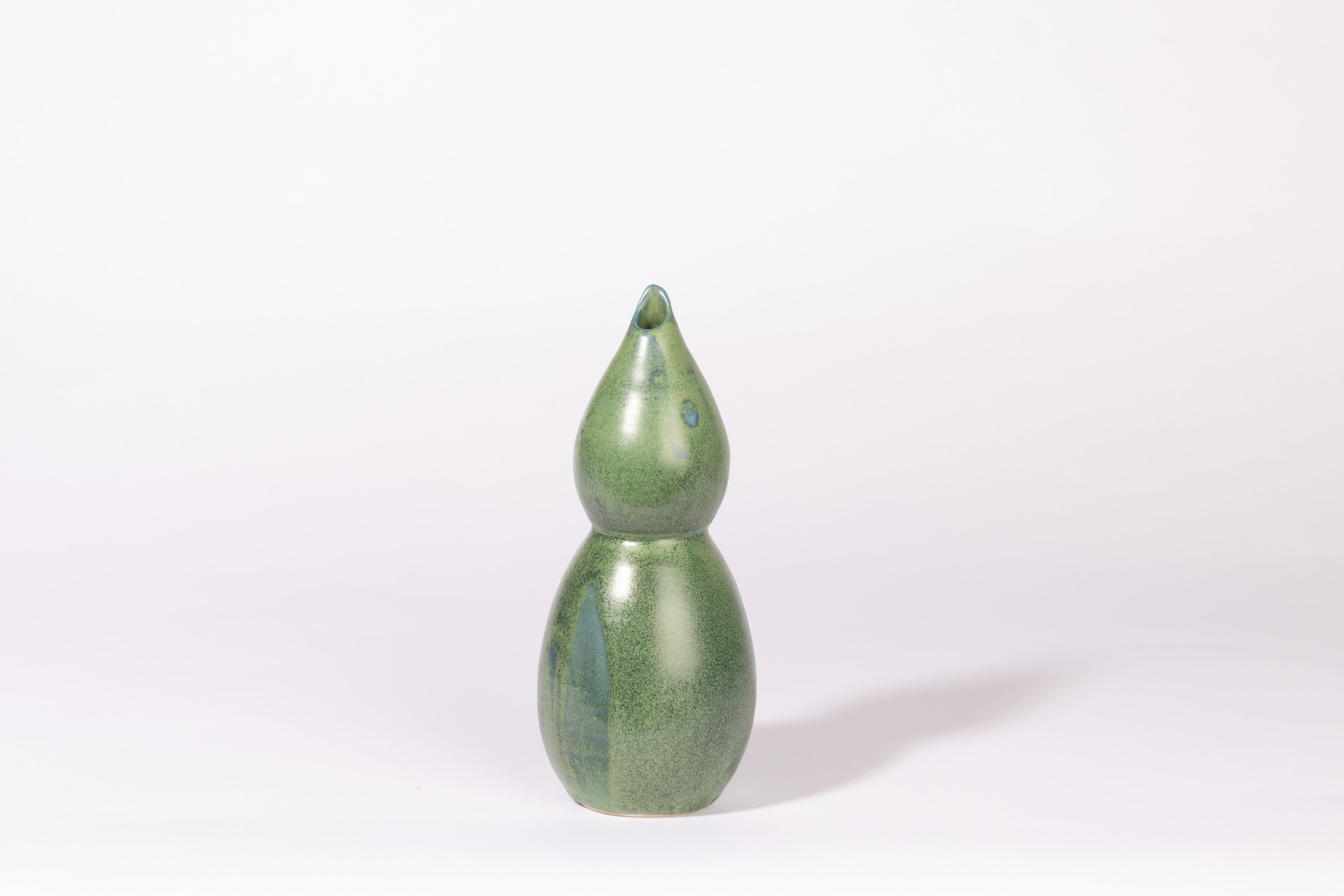 Emerald teardrop vase