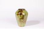 Green apple smoke raku vessel